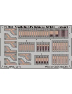 [NO_DESC] Seatbelts IJN fighters STEEL, 1/72 - Eduard Accessories 7...