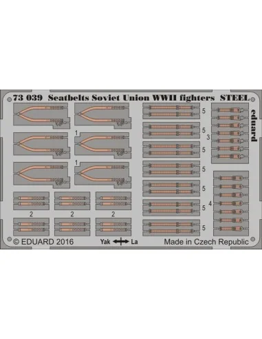 Seatbelts Soviet Union WWII fightersSTEE, 1/72 - Eduard Accessories...