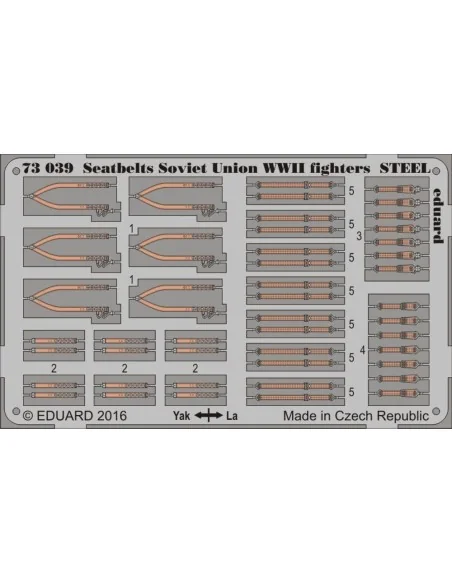 Seatbelts Soviet Union WWII fightersSTEE, 1/72 - Eduard Accessories...