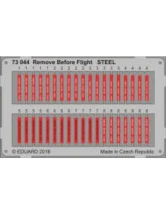 Remove Before Flight STEEL, 1/72 - Eduard Accessories 73044