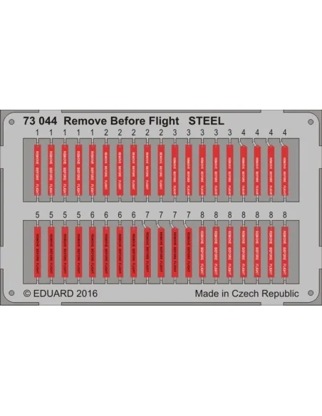 [NO_DESC] Remove Before Flight STEEL, 1/72 - Eduard Accessories 73044