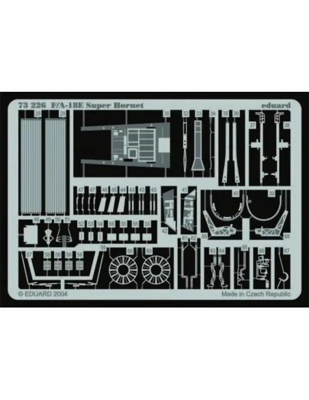 F-18E Super Hornet, 1/72 - Eduard Accessories 73226