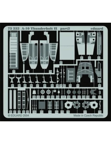 [NO_DESC] A-10 Thunderbolt II, 1/72 - Eduard Accessories 73232