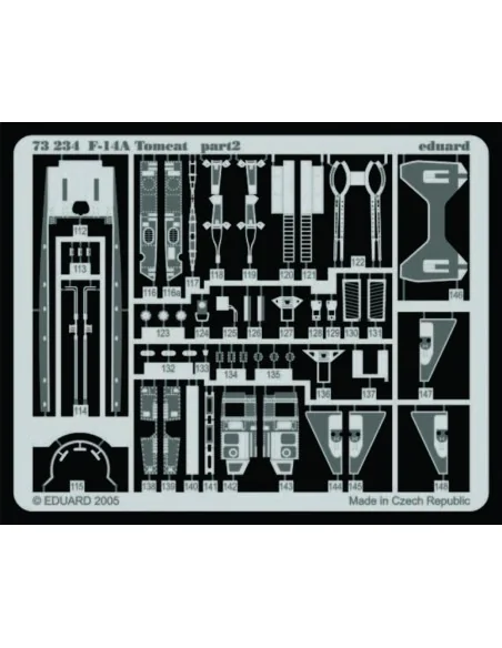 F-14A Tomcat, 1/72 - Eduard Accessories 73234