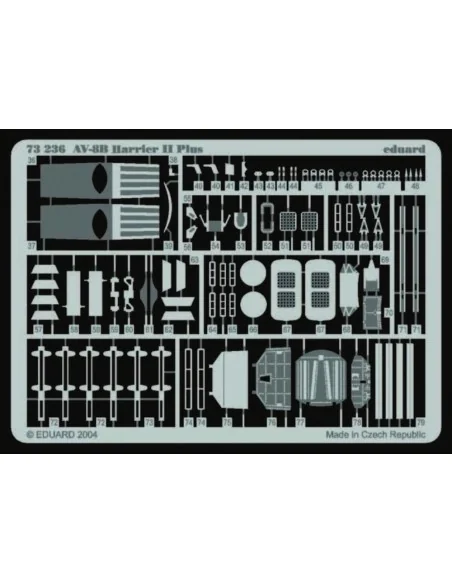 AV-8B Harrier II Plus, 1/72 - Eduard Accessories 73236