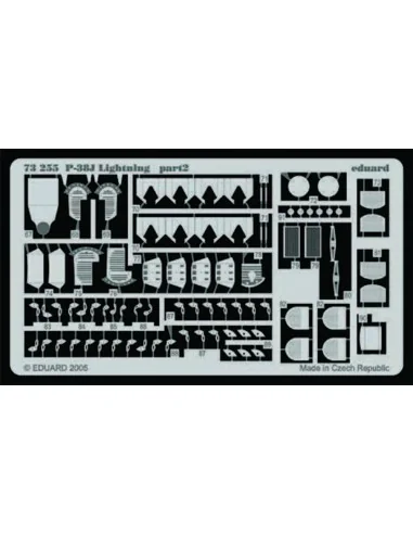 P-38J Lightning, 1/72 - Eduard Accessories 73255