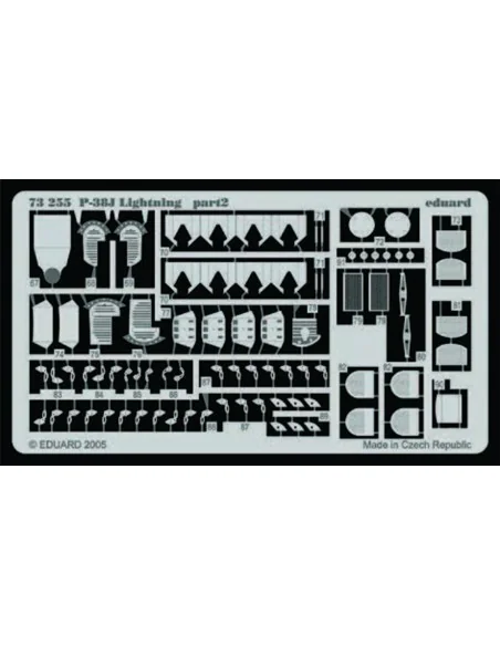 P-38J Lightning, 1/72 - Eduard Accessories 73255