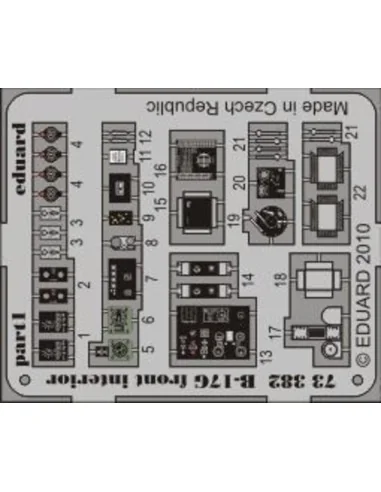 B-17G front interior for Revell, 1/72 - Eduard Accessories 73382