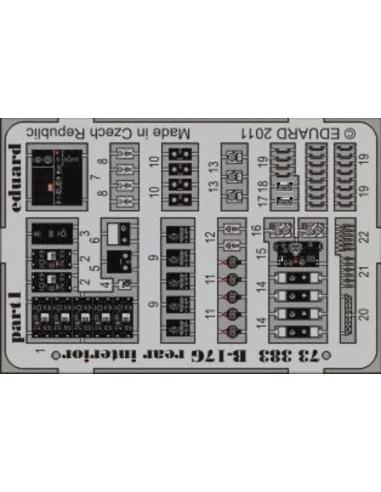 [NO_DESC] B-17G rear interior for Revell, 1/72 - Eduard Accessories...