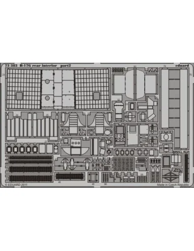 B-17G rear interior for Revell, 1/72 - Eduard Accessories 73383