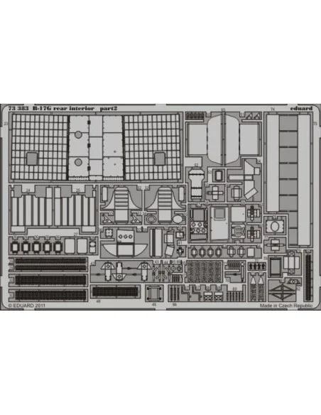 B-17G rear interior for Revell, 1/72 - Eduard Accessories 73383