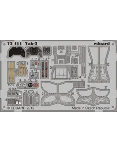 [NO_DESC] Yak-3for Zvezda, 1/72 - Eduard Accessories 73411