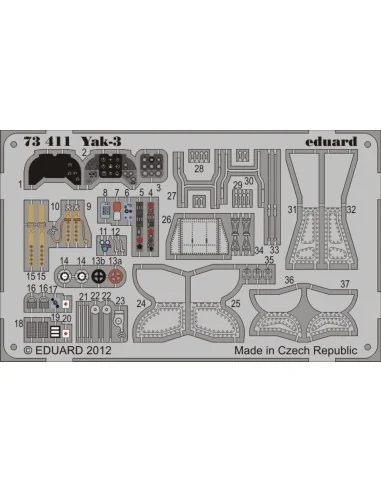 Yak-3for Zvezda, 1/72 - Eduard Accessories 73411