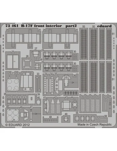 B-17F front interior for Revell, 1/72 - Eduard Accessories 73461