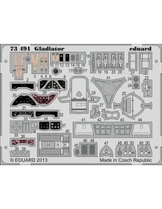 Gladiator for Airfix, 1/72 - Eduard Accessories 73491
