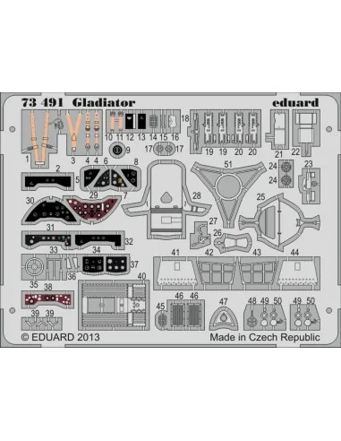 Gladiator for Airfix, 1/72 - Eduard Accessories 73491