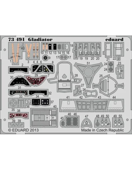 Gladiator for Airfix, 1/72 - Eduard Accessories 73491