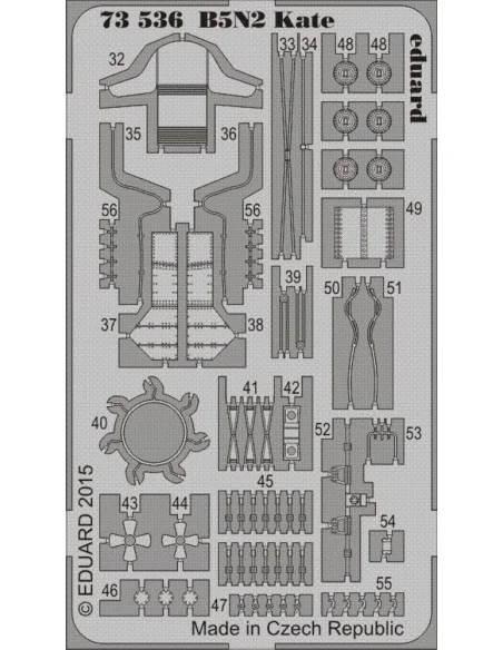 B5N2 Kate for Airfix, 1/72 - Eduard Accessories 73536
