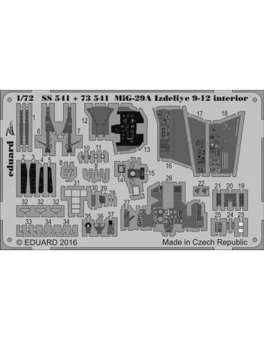 [NO_DESC] MiG-29A Izdeliye 9-12 for Trumpeter, 1/72 - Eduard Access...
