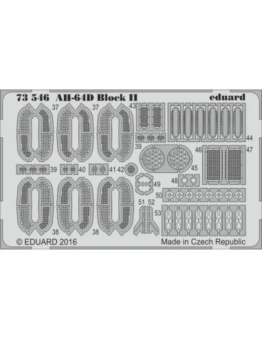 AH-64D Block II for Academy, 1/72 - Eduard Accessories 73546