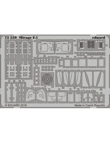 Mirage F.1 for Special Hobby, 1/72 - Eduard Accessories 73559