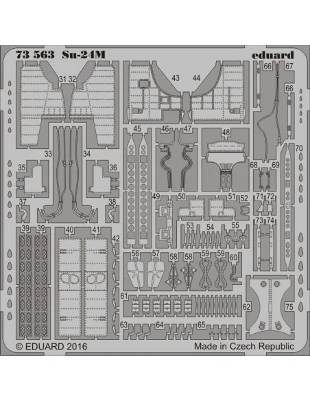 [NO_DESC] Su-24M for Trumpeter, 1/72 - Eduard Accessories 73563