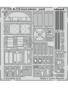 B-17G front interior for Airfix, 1/72 - Eduard Accessories 73570 2