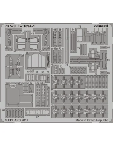 Fw 189A-1 for ICM, 1/72 - Eduard Accessories 73579