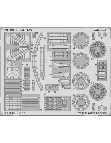 [NO_DESC] Su-34 for Trumpeter, 1/72 - Eduard Accessories 73609