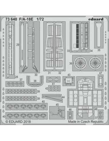 F/A-18E for Academy, 1/72 - Eduard Accessories 73640