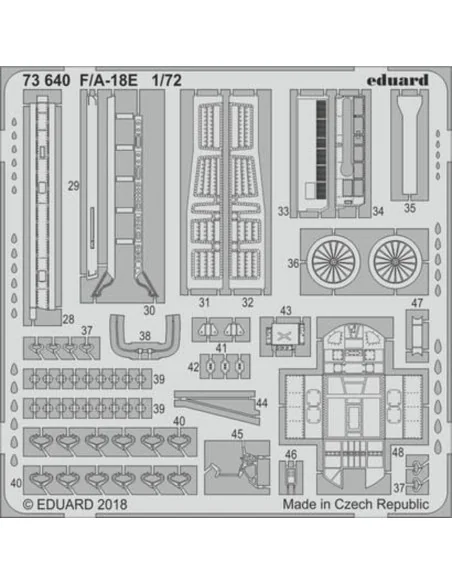 F/A-18E for Academy, 1/72 - Eduard Accessories 73640