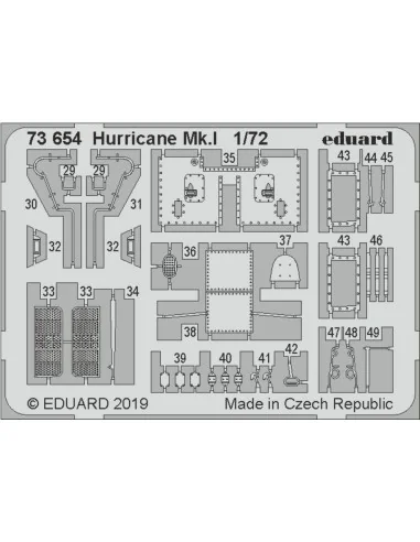 Hurricane Mk.I for Arma Hobby, 1/72 - Eduard Accessories 73654