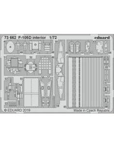 F-105D interior for Trumpeter, 1/72 - Eduard Accessories 73662