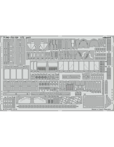 F/A-18A for Academy, 1/72 - Eduard Accessories 73663