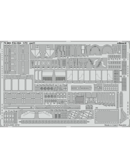 F/A-18A for Academy, 1/72 - Eduard Accessories 73663