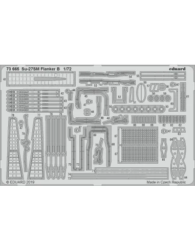 [NO_DESC] Su-27SM Flanker B for Zvezda, 1/72 - Eduard Accessories 7...