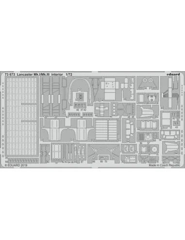 Lancaster Mk.I/Mk.III interior f.Revell, 1/72 - Eduard Accessories ...