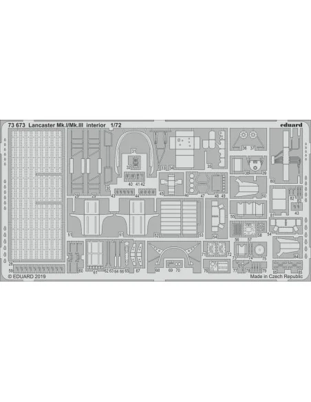 Lancaster Mk.I/Mk.III interior f.Revell, 1/72 - Eduard Accessories ...