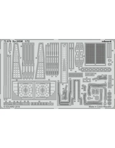 Su-30SM for Zvezda, 1/72 - Eduard Accessories 73676