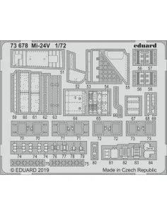 Mi-24V for Zvezda, 1/72 - Eduard Accessories 73678