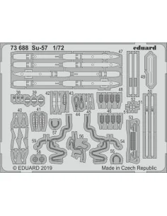 Su-57 for Zvezda, 1/72 - Eduard Accessories 73688