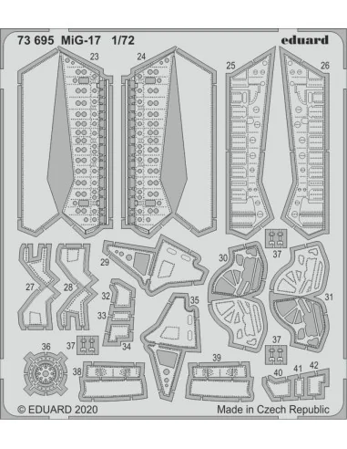 MiG-17 for Airfix, 1/72 - Eduard Accessories 73695