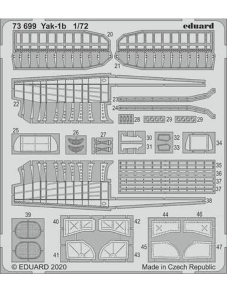 Yak-1b for Arma Hobby, 1/72 - Eduard Accessories 73699