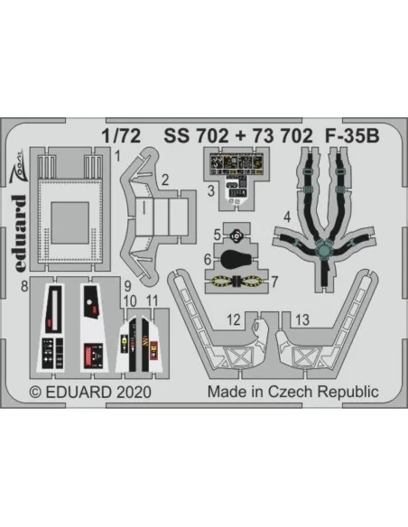 F-35B for Italeri, 1/72 - Eduard Accessories 73702