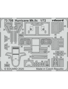 Hurricane Mk.IIc for Arma Hobby, 1/72 - Eduard Accessories 73708