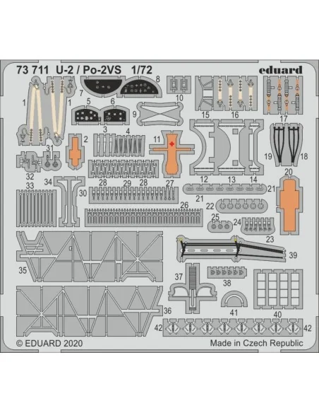 U-2/Po-2VS for ICM, 1/72 - Eduard Accessories 73711