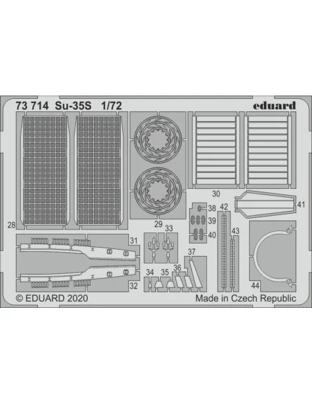 Su-35S for Great Wall Hobby, 1/72 - Eduard Accessories 73714