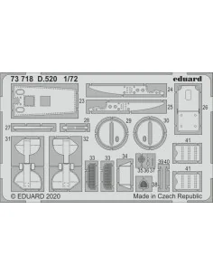 D.520 for Hasegawa, 1/72 - Eduard Accessories 73718