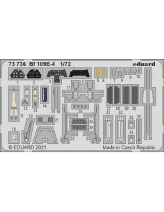 Bf 109E-4 1/72 for SPECIAL HOBBY, 1/72 - Eduard Accessories 73736