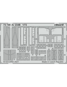 [NO_DESC] Ar 234B 1/72 for DRAGON, 1/72 - Eduard Accessories 73740